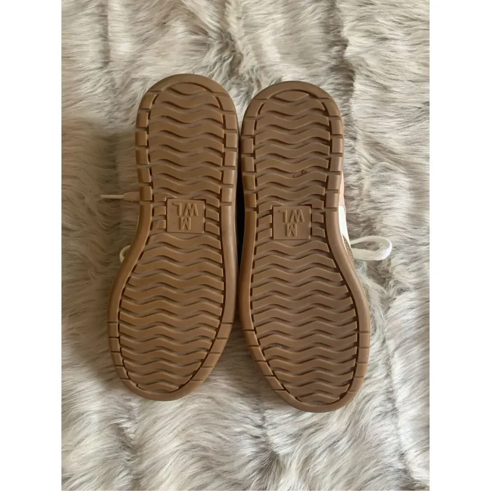 Madewell size 6.5M Court Sneakers in Nubuck and Recycled Leather
